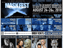 Tablet Screenshot of maskfest.com